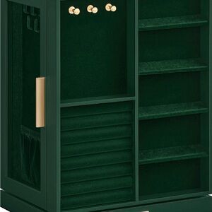 Luxurious Dark Green Jewelry Organizer